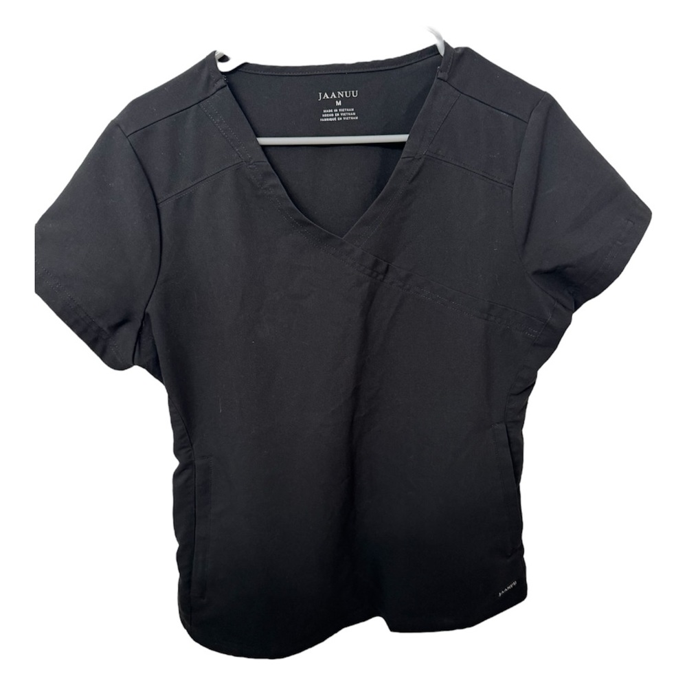 Jaanuu Black Scrub Top